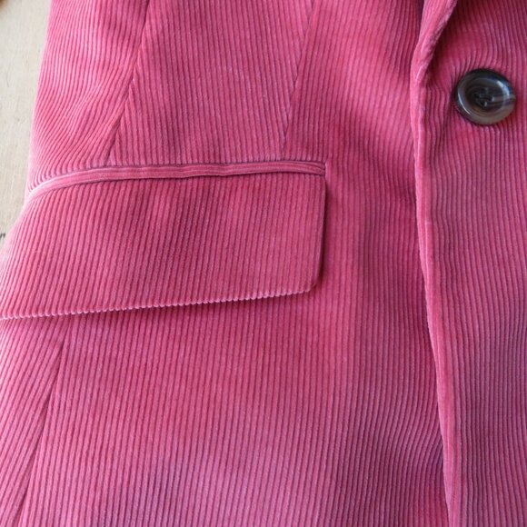 Talbots Pink Corduroy Jacket Blazer Size 12P (petite) - Picture 5 of 6
